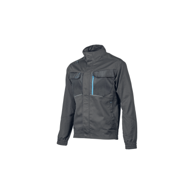 HT5K814-2XL ჟაკეტი WURNITZ protective sweatshirt elastic dark grey 2XL (56)