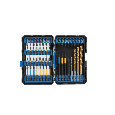 HT1S803 ძალისმიერი თავაკების ნაკრები 56 pcs. Impact Bits set