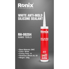 თეთრი სილიკონის ჰერმეტიკი ობისგან დამცავი RONIX RH-99204