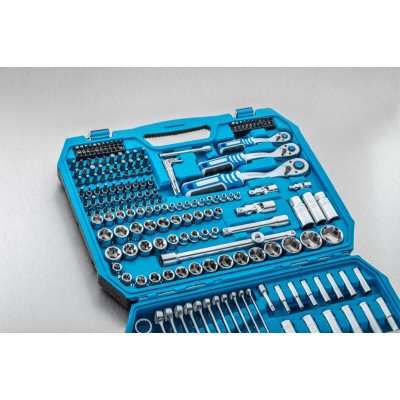 HT1R444 იარაღების ნაკრები Tool set 222 pcs Hoegert (2) HT1R444 იარაღების ნაკრები Tool set 222 pcs Hoegert (2)