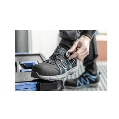 HT5K575-42 სამუშაო ფეხსაცემელი 42 SCHMUTTER safety shoes ADVANCED S1P SRC dark grey/blue 42 HT5K575-42 სამუშაო ფეხსაცემელი 42 SCHMUTTER safety shoes ADVANCED S1P SRC dark grey/blue 42