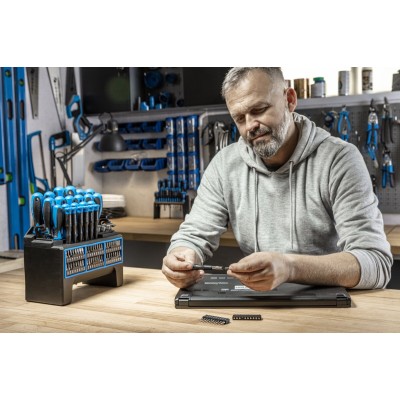 HT1S099 სახრახნისების ნაკრები 114 ცალი Screwdrivers set 114 pcs (3/6)