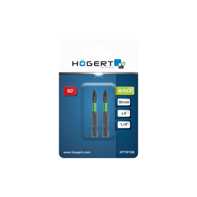 HT1S158 თავაკი ძალისმიერი Power screwdriver bit PZ3 50mm 2 PCS (10/100) HT1S158 თავაკი ძალისმიერი Power screwdriver bit PZ3 50mm 2 PCS (10/100)
