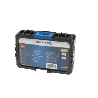 HT1S801 ძალისმიერი თავაკების ნაკრები 35 pcs. Impact Bits set