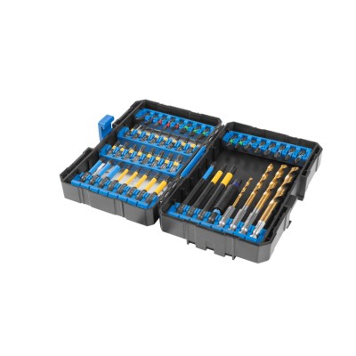 HT1S803 ძალისმიერი თავაკების ნაკრები 56 pcs. Impact Bits set HT1S803 ძალისმიერი თავაკების ნაკრები 56 pcs. Impact Bits set